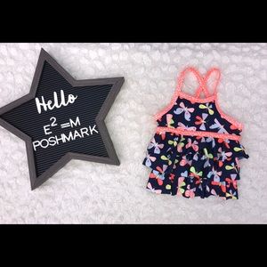 Cat & Jack butterfly 🦋 bathing suit, just top 4T